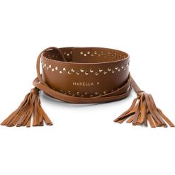 Pasek Damski MARELLA - Sorbona 65010684 002. Brązowe paski damskie Marella, w paski, ze skóry. Za 419,00 zł.
