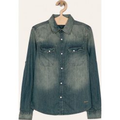 Blukids - Koszula 140-170 cm. Niebieskie koszule chłopięce Blukids, bez wzorów, z bawełny, casualowe, bez kołnierzyka, z długim rękawem, długie. W wyprzedaży za 69,90 zł.