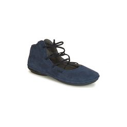 Baleriny Camper RIGHT NINA LACE. Niebieskie baleriny damskie Camper, bez wzorów, bez obcasa. Za 619,00 zł.