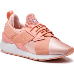 Sneakersy PUMA - Muse Satin Ep Wn's 365534 12 Peach Bud/Peach Bud. Różowe półbuty damskie Puma, ze skóry ekologicznej. W wyprzedaży za 279,99 zł.