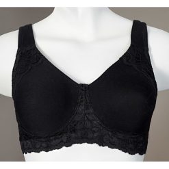 Biustonosze: Biustonosz t-shirt, bawełna organiczna bonprix czarny