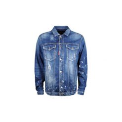 Kurtki krótkie Dsquared S71AN0064. Niebieskie kurtki męskie Dsquared, s, bez wzorów, krótkie, bez kaptura. Za 1599,00 zł.