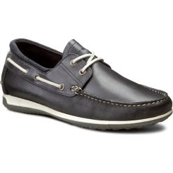 Mokasyny TOMMY HILFIGER - Yacht 1A FM56820619 Navy 467. Niebieskie mokasyny męskie TOMMY HILFIGER, na co dzień, bez wzorów, ze skóry, bez zapięcia. W wyprzedaży za 299,00 zł.