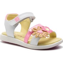 Sandały AGATHA RUIZ DE LA PRADA - 192936 A-Blanco. Białe sandały dziewczęce Agatha Ruiz de la Prada, ze skóry ekologicznej, bez zapięcia. W wyprzedaży za 189,00 zł.