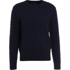 Swetry klasyczne męskie: J.CREW CABLE Sweter navy