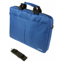 Accura ProOffice Tanja ACC6066 15,6'' granat. Szare torby na laptopa marki Accura, w paski. Za 39,90 zł.