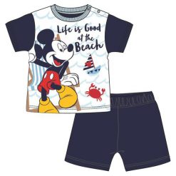 Disney By Arnetta Piżama Chłopięca Mickey Mouse 80 Ciemnoniebieski. Szare bielizna chłopięca Disney By Arnetta, z nadrukiem, z bawełny. Za 45,00 zł.