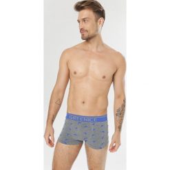 Szaro-Niebieskie Bokserki Shemare. Szare bokserki męskie Born2be, bez wzorów. Za 19,99 zł.