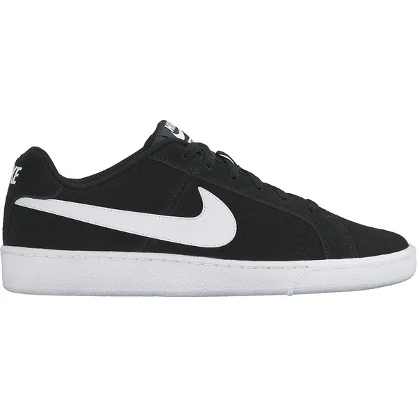 Nike Buty męskie Men'S Court Royale Suede Shoe/Black/White 45,5. Czarne buty sportowe męskie Nike, bez zapięcia, tenisowe. W wyprzedaży za 219,00 zł.
