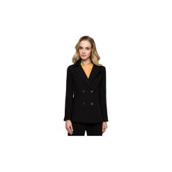 Kurtki lekkie Style S128 Żakiet dwurzędowy. Czarne kurtki damskie Style, s, bez wzorów, bez kaptura. Za 169,00 zł.