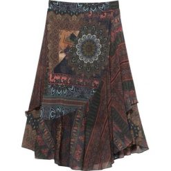 Desigual spódnica damska Fal Luka L wielokolorowy. Spódniczki damskie Desigual, l, bez wzorów, asymetryczne. W wyprzedaży za 249,00 zł.
