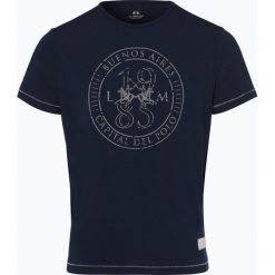 La Martina - T-shirt męski, niebieski. Niebieskie t-shirty męskie marki La Martina, m, z nadrukiem, z bawełny. Za 89,95 zł.