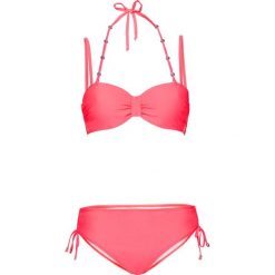 Bikini na fiszbinach (2 części) bonprix czerwony neonowy. Czerwone stroje kąpielowe damskie bonprix, bez wzorów. Za 89,99 zł.