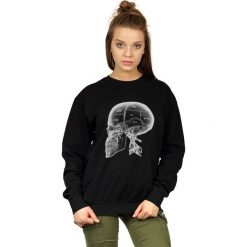 Bluza marki UNDERWORLD unisex X-ray skull. Czarne bluzy damskie Underworld, s, bez wzorów, z materiału, bez kołnierzyka, bez rękawów, bez kaptura. Za 119,99 zł.