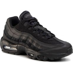 Buty NIKE - Air Max 95 Essential CI3705 001 Black/Black/Dark Grey. Czarne półbuty męskie Nike, na co dzień, bez wzorów, z zamszu, bez zapięcia. Za 729,00 zł.
