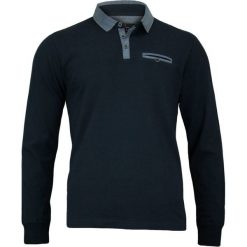 Granatowa Koszulka Polo, Długi Rękaw, Longsleeve z Kołnierzykiem - 100% BAWEŁNA, Męska TSCHIAOM3501NAVYlong. Niebieskie koszulki męskie Chiao, m, z bawełny. W wyprzedaży za 69,00 zł.