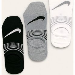 Nike - Stopki (3-pack). Skarpetki damskie Nike, bez wzorów, z elastanu. Za 49,90 zł.
