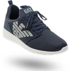 SNEAKERSY EA7 Emporio Armani. Niebieskie sneakersy męskie EA7 Emporio Armani, na sznurówki. Za 377,40 zł.