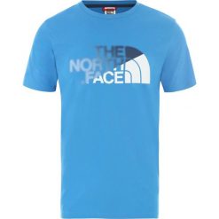 Koszulka The North Face Bad Glasses T94M6OMF7 - niebieski. Niebieskie koszulki męskie The North Face, xxl, bez wzorów, bez kołnierzyka, bez rękawów. Za 116,99 zł.