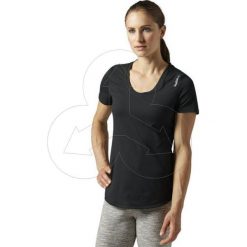 Koszulka damska Reebok T-shirt AJ3415. Bluzki sportowe damskie Reebok, z elastanu, na fitness i siłownię. Za 95,00 zł.