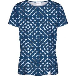 Colour Pleasure Koszulka damska CP-030 181 granatowo-biała r. XL/XXL. Białe bluzki damskie marki Colour pleasure, xl. Za 70,35 zł.