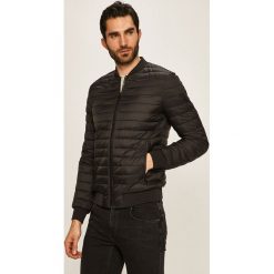 Trussardi Jeans - Kurtka bomber. Niebieskie płaszcze męskie Trussardi Jeans, s, bez wzorów, z poliesteru, krótkie, bez kaptura. Za 939,90 zł.