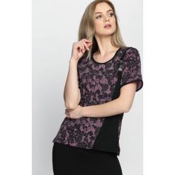 Fioletowa Bluzka Good Zinging. Fioletowe bluzki damskie marki DOMYOS, l, z bawełny. Za 24,99 zł.
