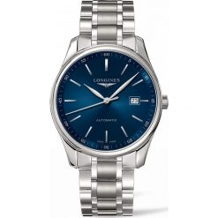 LONGINES MASTER COLLECTION L2.893.4.92.6. Niebieskie zegarki męskie LONGINES, ze stali. Za 7560,00 zł.