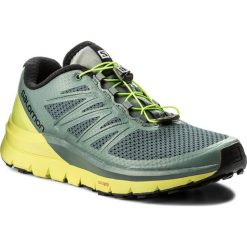 Buty SALOMON - Sense Pro Max 402411 27 W0 Stormy Weather/Acid Lime/Black. Szare buty do biegania męskie Salomon, z materiału. W wyprzedaży za 419,00 zł.