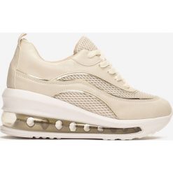 Beżowe Sneakersy Ecrintise. Brązowe sneakersy damskie Born2be. Za 139,99 zł.
