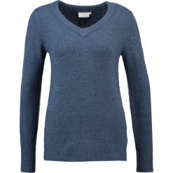 Swetry klasyczne damskie: Kaffe WENDY Sweter flint stone melange