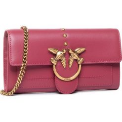 Torebka PINKO - Love Wallet Simply 2 C AI20-21 PLTT 1P21SF Y6JC Dark Bubbl Q21. Różowe torebki klasyczne damskie Pinko, bez wzorów, ze skóry, eleganckie, bez dodatków. Za 789,00 zł.