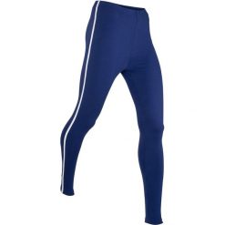 Legginsy, długie, Level 1 bonprix kobaltowy. Niebieskie spodnie damskie bonprix. Za 44,99 zł.
