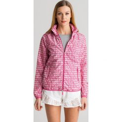 KURTKA ARMANI EXCHANGE - Różowy. Różowe płaszcze damskie na lato, s, z aplikacjami, sportowe. Za 709,00 zł.