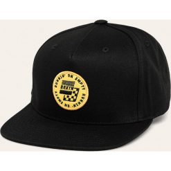 Brixton - Czapka. Czarne czapki damskie Brixton, z aplikacjami, z bawełny. W wyprzedaży za 99,90 zł.