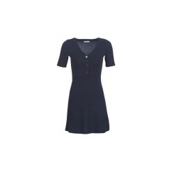Sukienki krótkie Esprit VOIRO. Niebieskie sukienki damskie Esprit, s, bez wzorów, bez kołnierzyka, z krótkim rękawem, krótkie, mini. Za 175,20 zł.