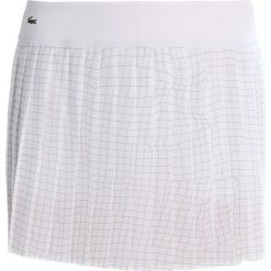 Lacoste Sport TENNIS SKIRT Spódnica sportowa white/armour/menthol turquoise. Białe spódniczki damskie marki Lacoste Sport, bez wzorów, z poliesteru, sportowe, sportowe. Za 359,00 zł.