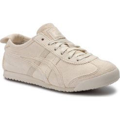 Sneakersy ONITSUKA TIGER - Mexico 66 1183A193 Cream/Cream 100. Brązowe półbuty damskie Onitsuka Tiger, bez zapięcia. W wyprzedaży za 289,00 zł.