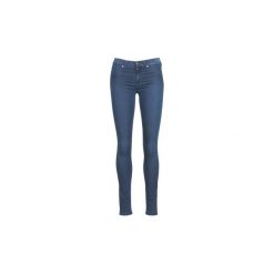 Jeansy slim fit 7 for all Mankind SKINNY DENIM DELIGHT. Niebieskie jeansy damskie 7 for all mankind, bez wzorów, z jeansu. W wyprzedaży za 671,30 zł.
