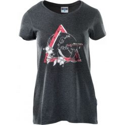 ELBRUS Koszulka damska SUMMIT WO'S DARK GREY MELANGE szaro czerwona r. XL. Bluzki asymetryczne ELBRUS, s. Za 36,70 zł.