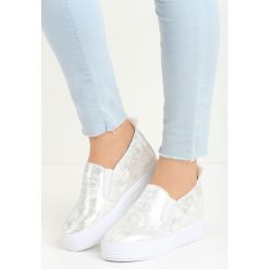 Sneakersy damskie: Białe Sneakersy Leoni
