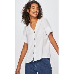 Medicine - Koszula Sensual Preppy. Białe bluzki damskie MEDICINE, s, bez wzorów, z poliesteru, casualowe, bez kołnierzyka, z krótkim rękawem. W wyprzedaży za 49,90 zł.