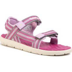 Sandały TIMBERLAND - Perkins Row Webbing Sndl TB0A1QHFD56 Medium Pink. Różowe klapki damskie Timberland, bez wzorów, z tworzywa sztucznego, bez obcasa. W wyprzedaży za 179,00 zł.
