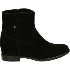 Botki - 1094 CAM NERO. Czarne botki damskie zamszowe marki Venezia. Za 259,00 zł.