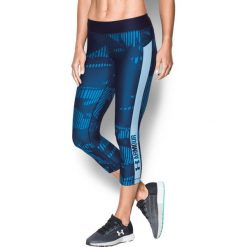 Spodnie dresowe damskie: Under Armour Spodnie damskie PrintGrap Capri niebieskie r. XS (1302774-410)