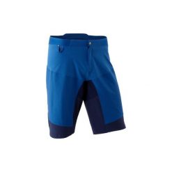 Szorty na rower MTB ST 500 męskie. Niebieskie odzież rowerowa męska marki ROCKRIDER, s, rowerowe. Za 149,99 zł.