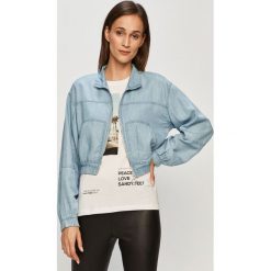 Tally Weijl - Kurtka jeansowa. Niebieskie kurtki damskie TALLY WEIJL, s, bez wzorów, z lyocellu, krótkie, bez kaptura. Za 99,90 zł.