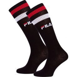 Skarpetki wysokie Fila F9637-200. Czarne skarpetki damskie Fila, bez wzorów. Za 30,99 zł.