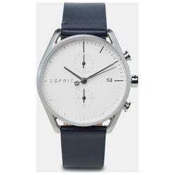 Esprit Lock Chrono Silver Blue ES1G098L0025. Szare zegarki męskie Esprit. W wyprzedaży za 509,00 zł.
