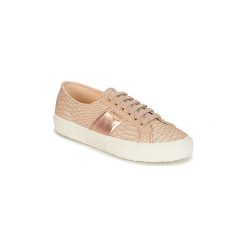 Buty Superga 2750 PU SNAKE W. Brązowe trampki i tenisówki damskie Superga, bez wzorów, bez zapięcia. Za 263,20 zł.